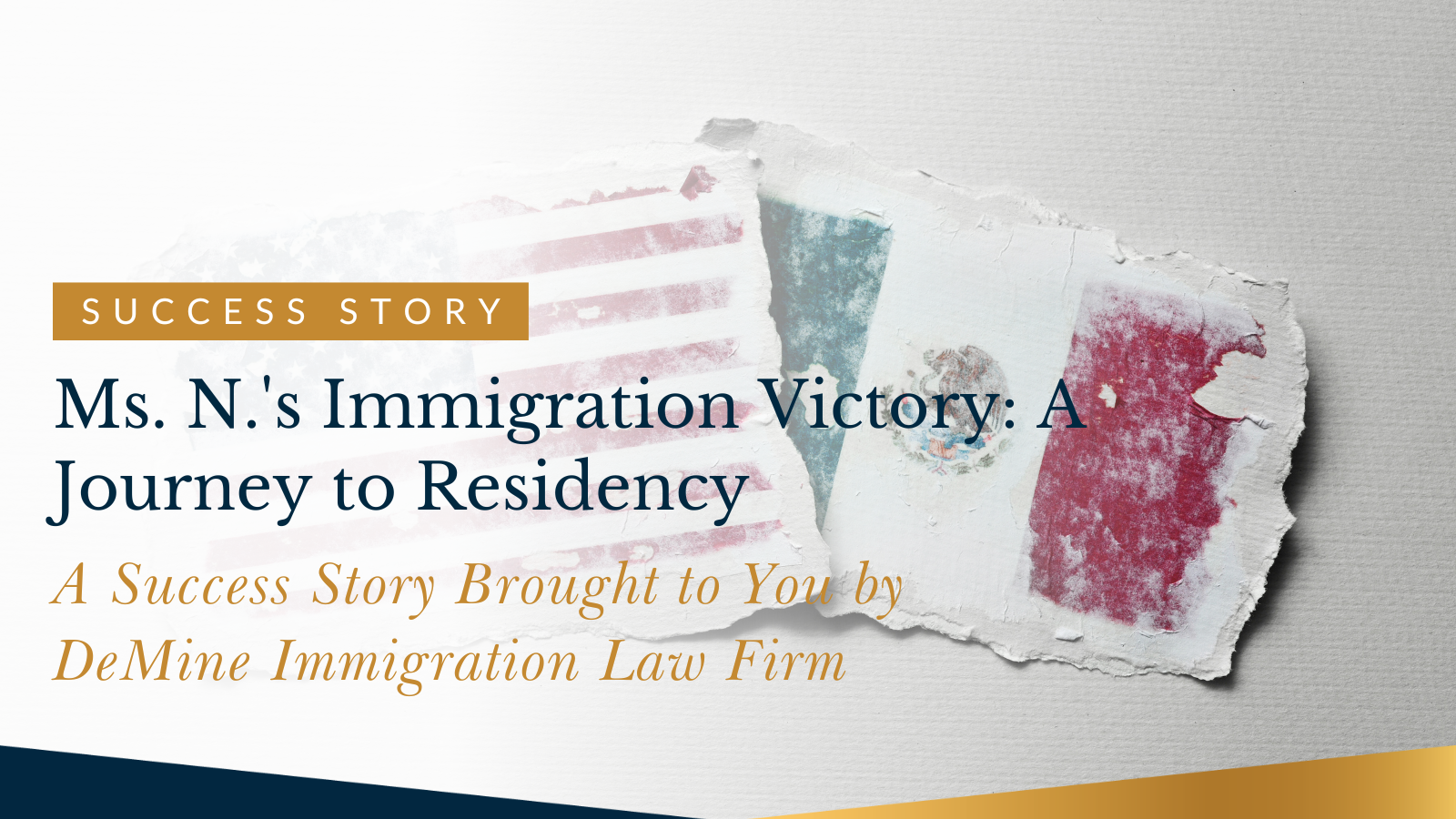 Embark on a compelling journey with Ms. N. as she transforms challenges into triumphs on her path to lawful permanent residency. Discover the power of legal expertise at DeMine Immigration in shaping lives. Explore the full success story now!