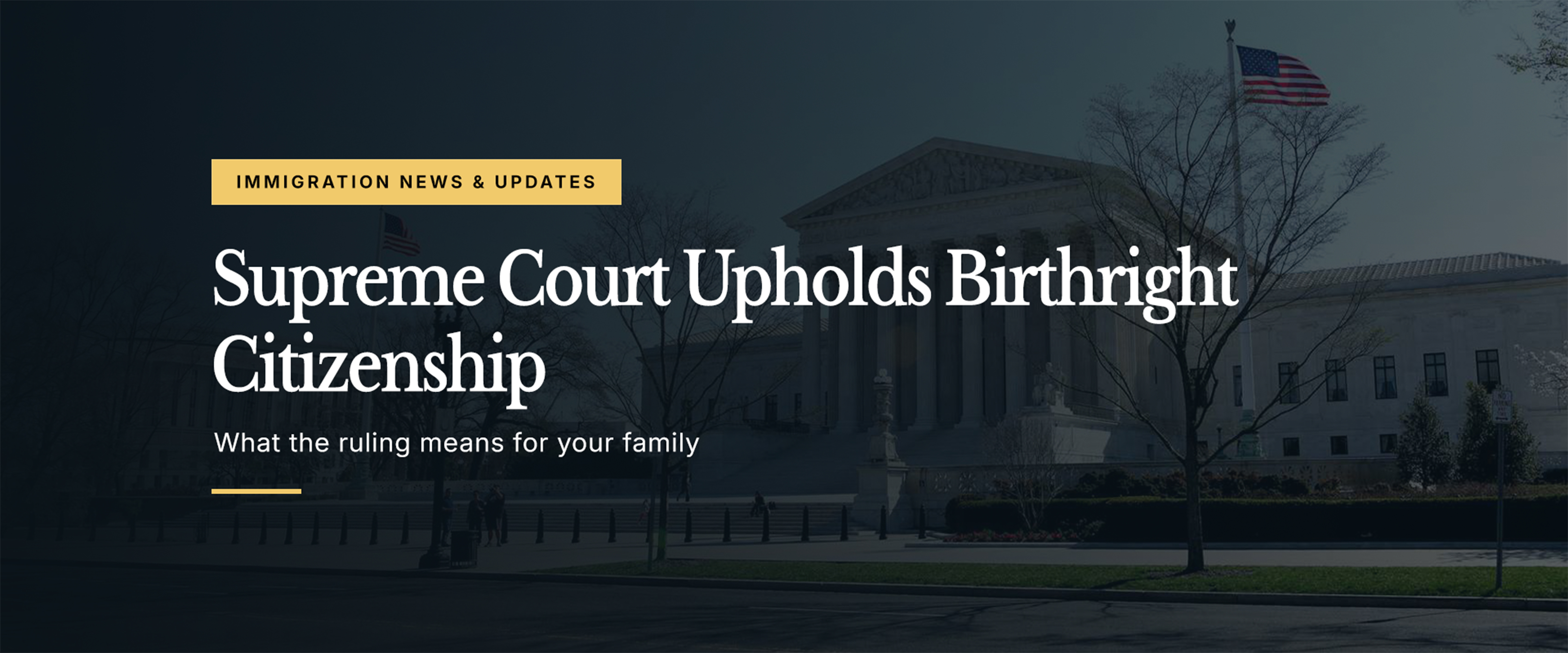 Supreme Court Upholds Birthright Citizenship: Executive Order Struck Down